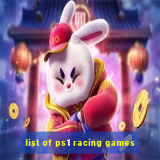 list of ps1 racing games